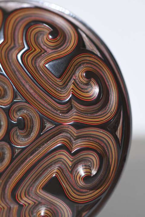 古玩雜項(xiàng)剔犀香盒真品鑒賞圖