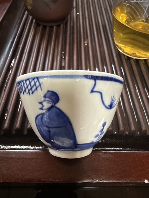 古玩陶瓷人物紋青花杯拍賣,當前價格4999元