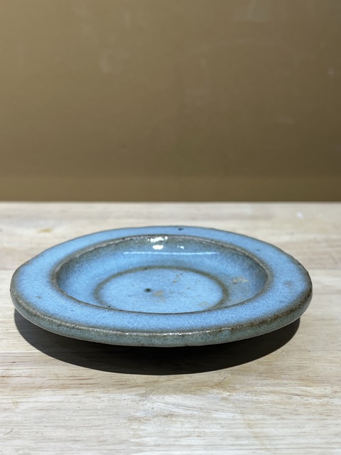 古玩陶瓷元·鈞窯盞托（不含茶盞）真品鑒賞圖