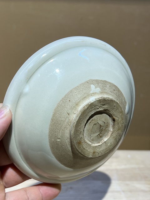 古玩陶瓷五代·邢窯白碗真品鑒賞圖