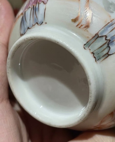 古玩陶瓷廣琺瑯人物紋杯真品鑒賞圖