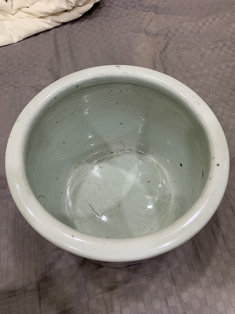 古玩陶瓷龍紋青花三足筒式香爐拍賣，當前價格3200元