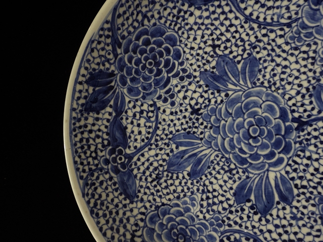 古玩陶瓷牡丹紋青花盤拍賣,當(dāng)前價格8000元