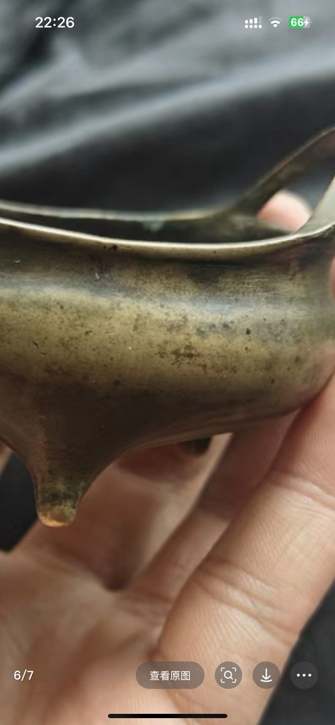 古玩銅器爐子真品鑒賞圖