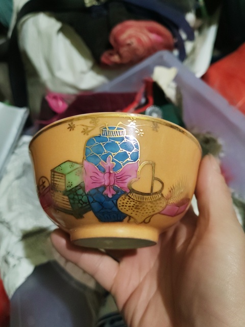 古玩陶瓷博古圖茶圓真品鑒賞圖
