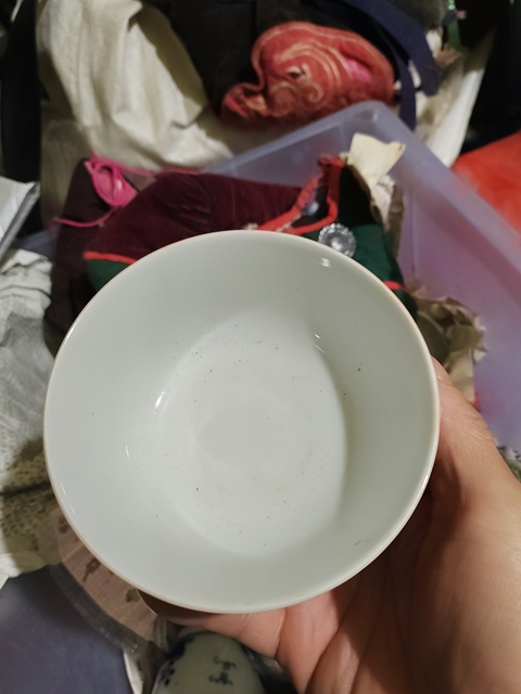 古玩陶瓷博古圖茶圓真品鑒賞圖