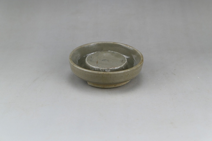 古玩陶瓷明代.龍泉窯青瓷圓柱洗(罕見文房器)拍賣,當前價格33元