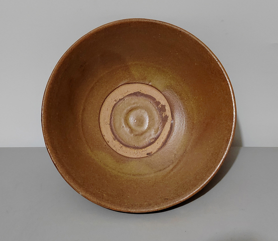 古玩陶瓷明代茶葉末釉茶碗拍賣，當前價格76元