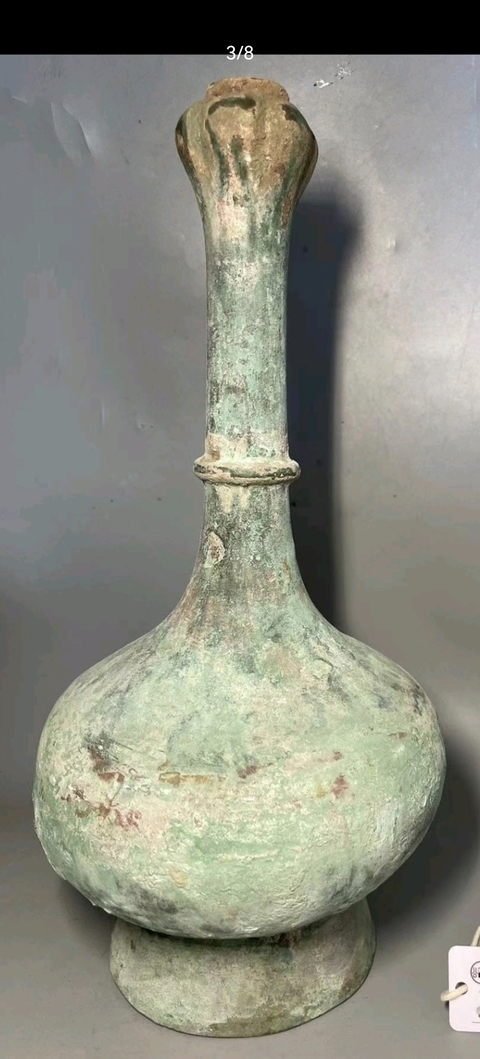 古玩銅器銅瓶真品鑒賞圖