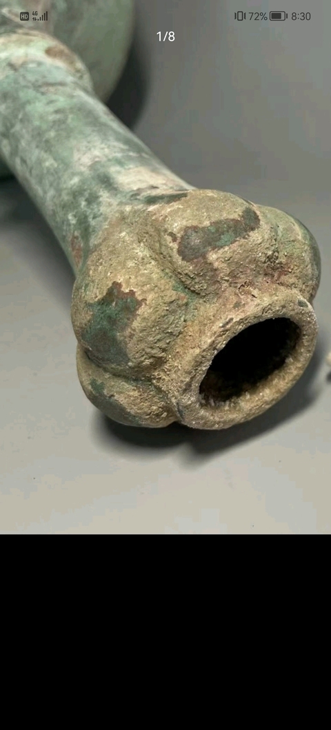 古玩銅器銅瓶真品鑒賞圖