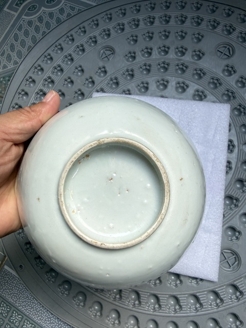 古玩陶瓷獅紋青花碗真品鑒賞圖