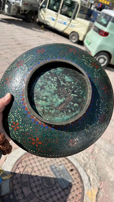 古玩銅器掐絲琺瑯真品鑒賞圖