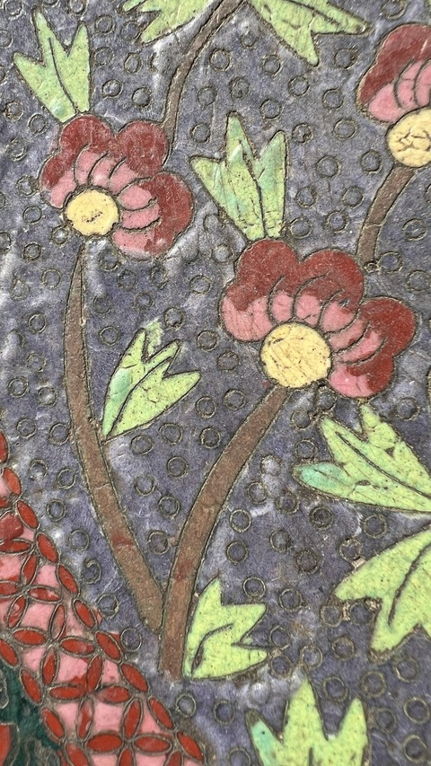 古玩銅器掐絲琺瑯真品鑒賞圖