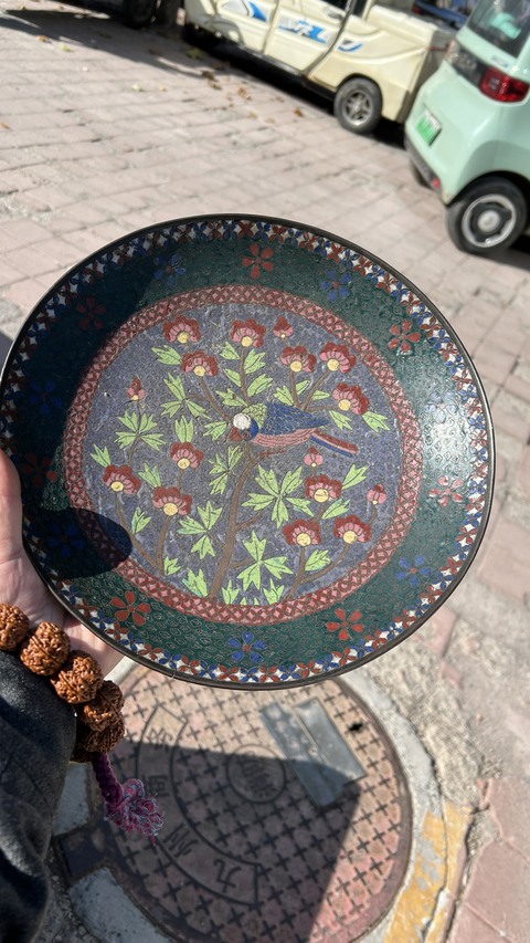 古玩銅器掐絲琺瑯真品鑒賞圖