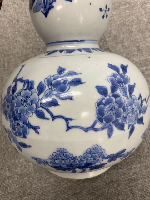 古玩陶瓷整體不開門，崇禎風格青花葫蘆瓶真品鑒賞圖