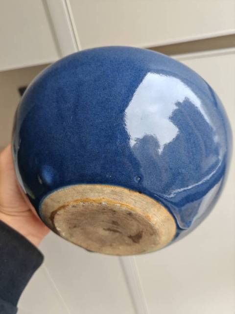 古玩陶瓷霽藍釉香爐真品鑒賞圖