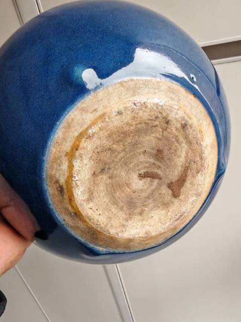 古玩陶瓷霽藍釉香爐真品鑒賞圖