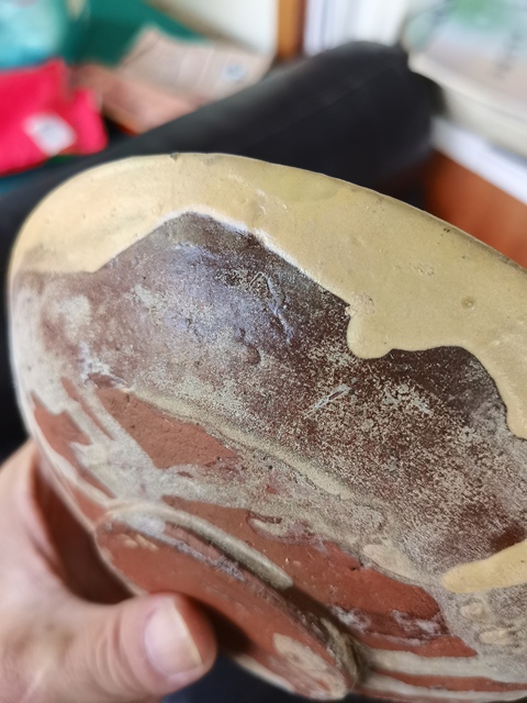 古玩陶瓷邛崍窯黃釉碗拍賣,當(dāng)前價(jià)格120元