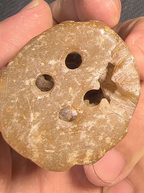 古玩玉器滑石雕“爐頂”真品鑒賞圖