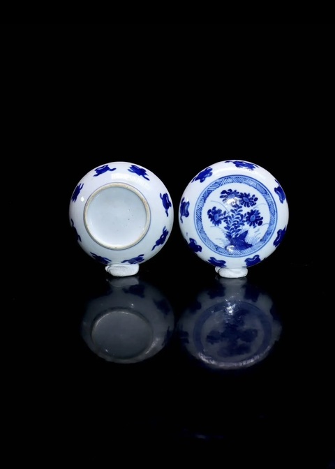 古玩陶瓷粉盒真品鑒賞圖