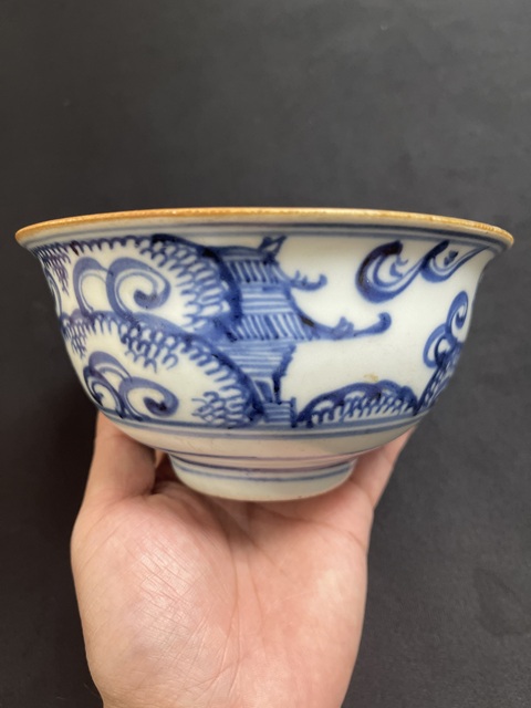 古玩陶瓷永宣青花碗真品鑒賞圖