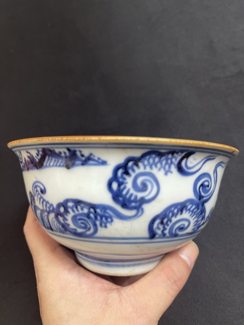 古玩陶瓷永宣青花碗真品鑒賞圖