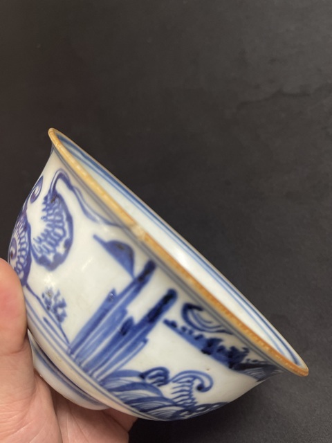 古玩陶瓷永宣青花碗真品鑒賞圖