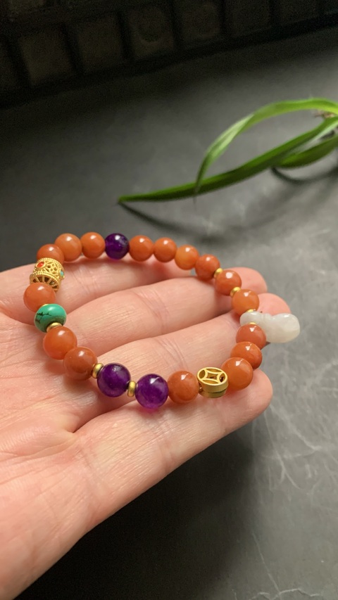 古玩玉器手鏈真品鑒賞圖