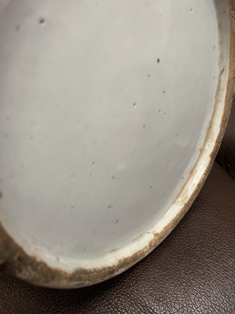 古玩陶瓷晚清英雄獨立青花瓶真品鑒賞圖