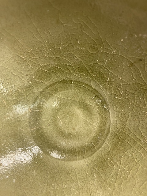 古玩陶瓷耀州窯外刻蓮盞真品鑒賞圖