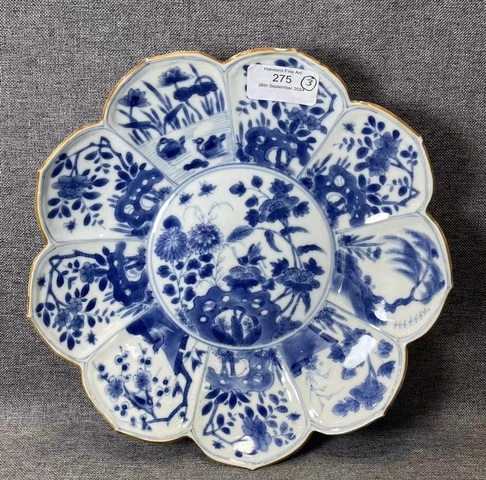 古玩陶瓷康熙青花盤(pán)真品鑒賞圖