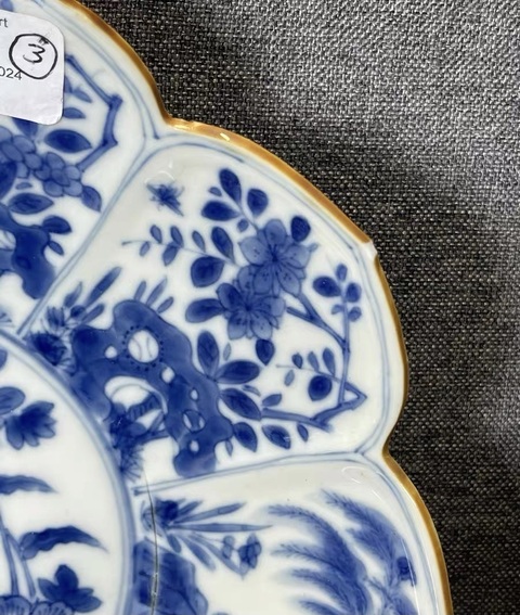 古玩陶瓷康熙青花盤(pán)真品鑒賞圖