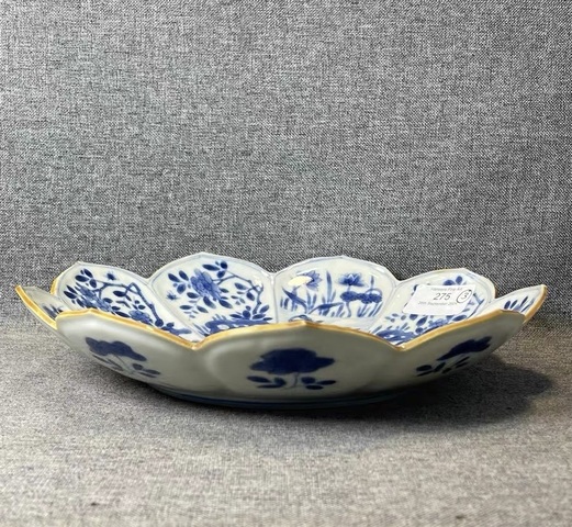 古玩陶瓷康熙青花盤(pán)真品鑒賞圖