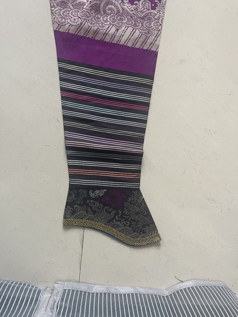 古玩雜項織錦蟒袍真品鑒賞圖