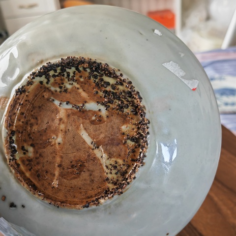 古玩陶瓷青花鹿紋盤真品鑒賞圖