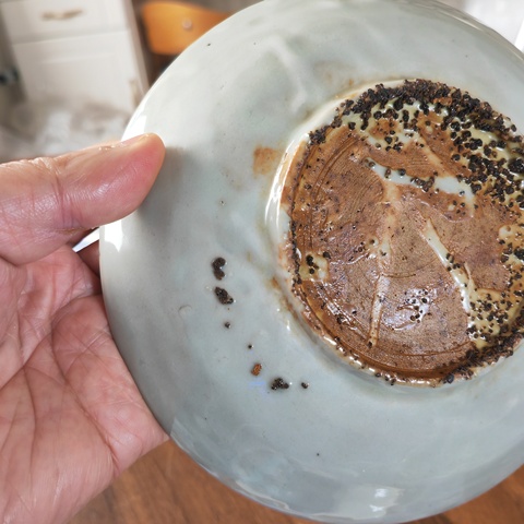 古玩陶瓷青花鹿紋盤真品鑒賞圖