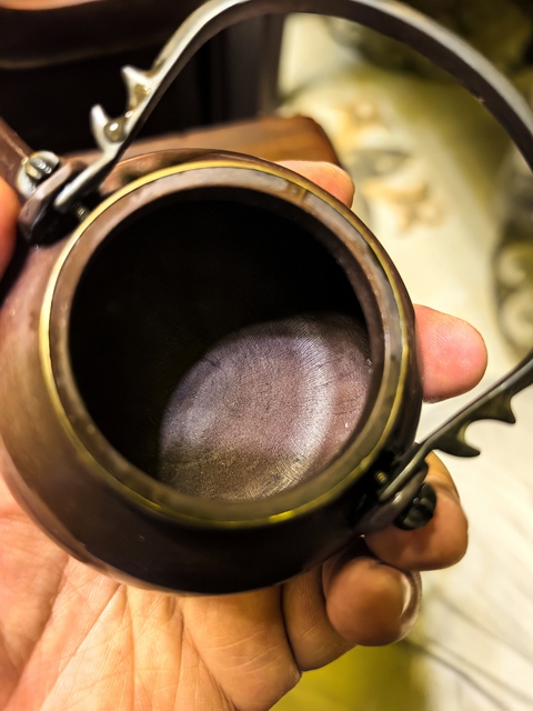 古玩陶瓷提梁壺真品鑒賞圖