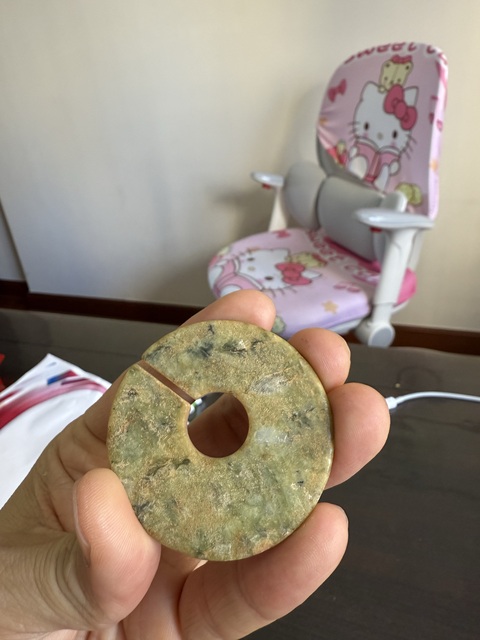 古玩玉器地方玉雕“素紋玦”真品鑒賞圖