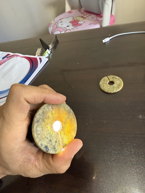 古玩玉器地方玉雕“素紋玦”真品鑒賞圖