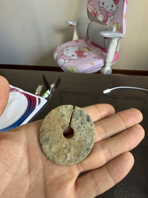 古玩玉器地方玉雕“素紋玦”真品鑒賞圖