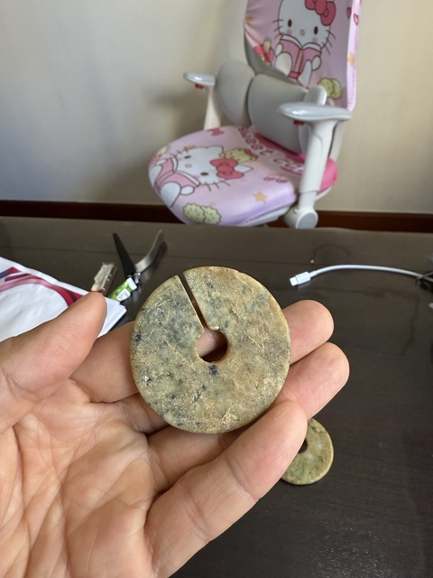 古玩玉器地方玉雕“素紋玦”真品鑒賞圖