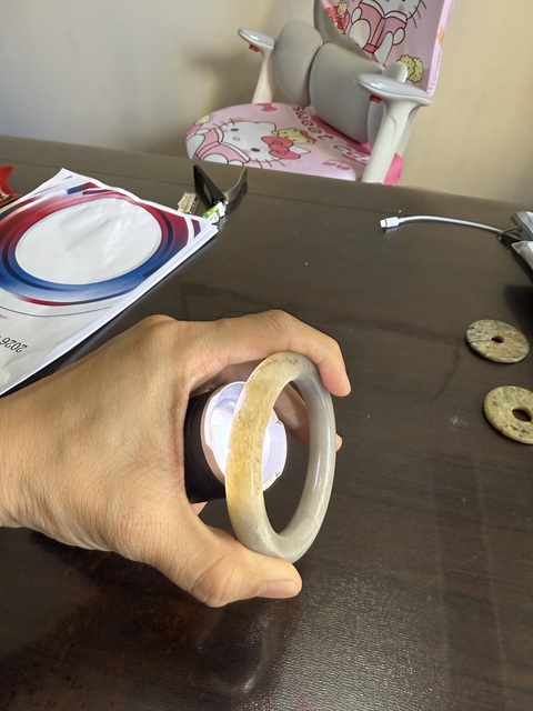 古玩玉器和田玉雕“素紋手鐲”真品鑒賞圖