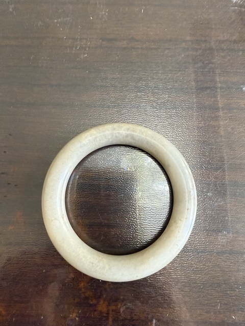 古玩玉器和田玉雕“素紋手鐲”真品鑒賞圖