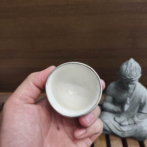 古玩陶瓷德化窯白釉杯真品鑒賞圖