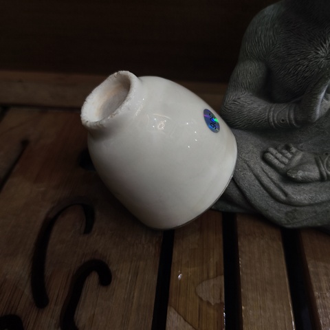 古玩陶瓷德化窯白釉杯真品鑒賞圖