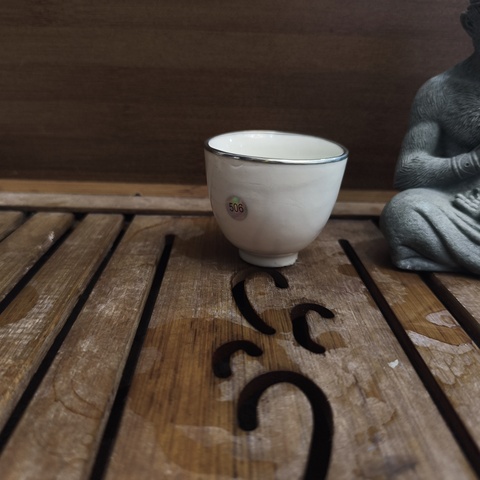 古玩陶瓷德化窯白釉杯真品鑒賞圖