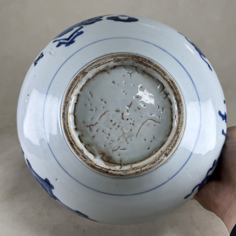 古玩陶瓷青花雜寶紋香爐真品鑒賞圖