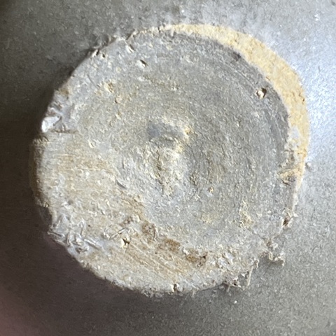 古玩陶瓷龍泉窯青釉水盂真品鑒賞圖