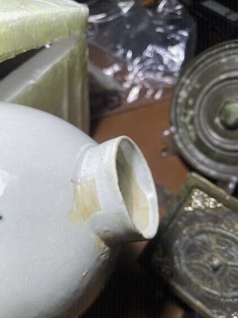 古玩陶瓷青白釉葵口盞真品鑒賞圖