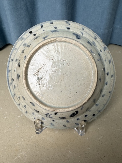 古玩陶瓷明代正德獅紋盤真品鑒賞圖